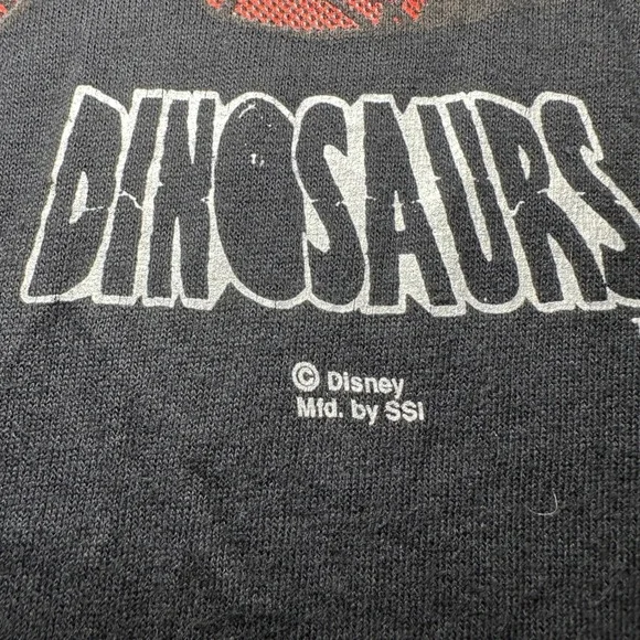 Vintage 90s Dinosaurs T Shirt Not‎ The Momma Rare Single Stitch Black SSI Large
